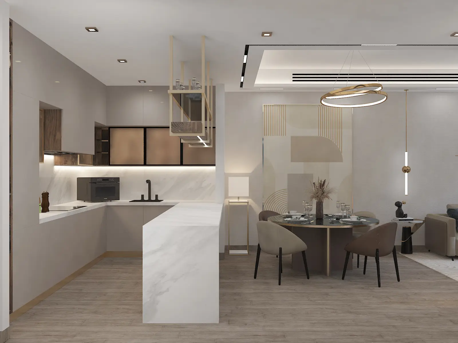 Living shown in the IRAZ DEVELOPMENTS "Creek Views" project catalogue, Al Jaddaf Waterfront, Dubai