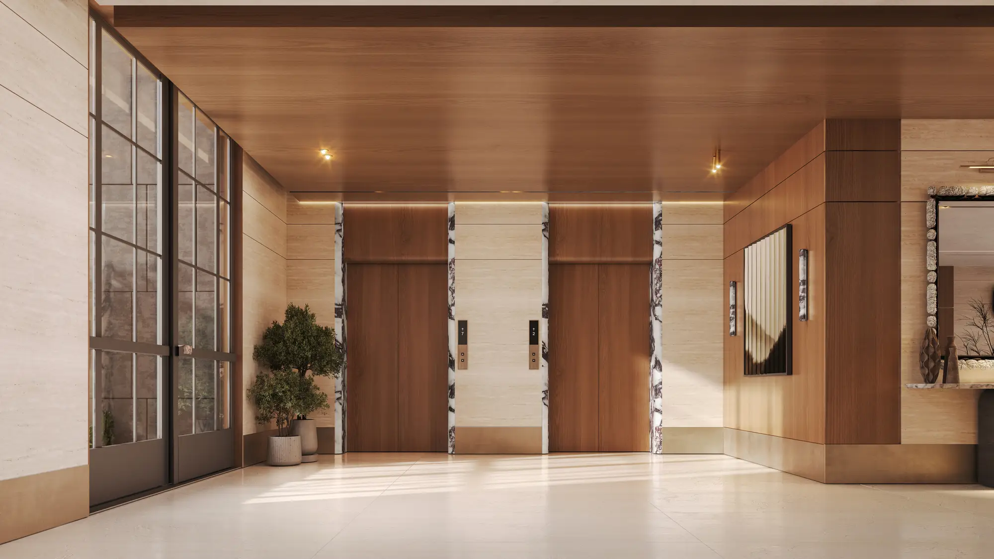 الردهة المعروضة في كتالوج مشروع MAAIA DEVELOPERS "La Vue by MAAIA"، ميدان (ند الشبا 1)، دبي