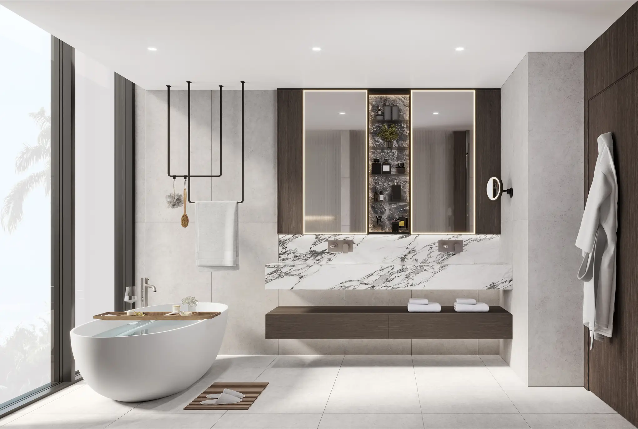حمام من كتالوج مشروع The Watercrest لدى ELLINGTON، الحي 11 في مدينة محمد بن راشد، دبي