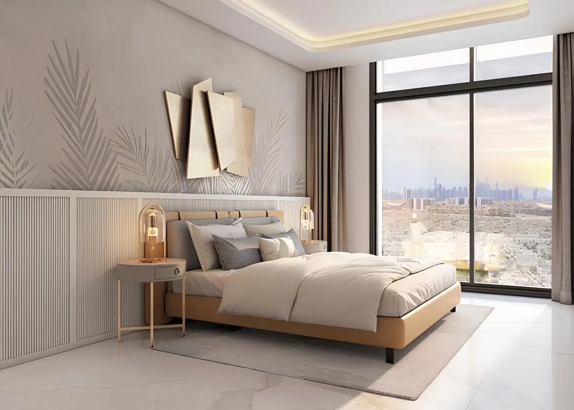 Residential Interior shown in the AZIZI "Azizi Amir" project catalogue, Al Furjan, Dubai