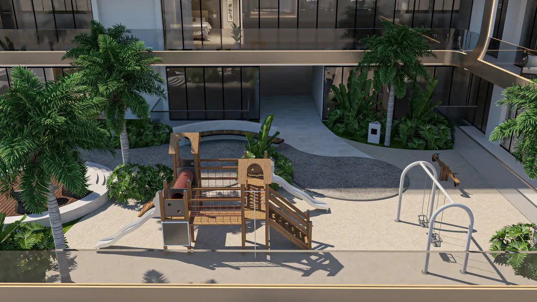 Elevia Residences in Warsan 4: landscaped gardens — image 7