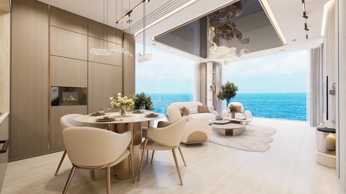 Dubai Maritime City'deki Breez by Danube: çatı alanları — 11. fotoğraf