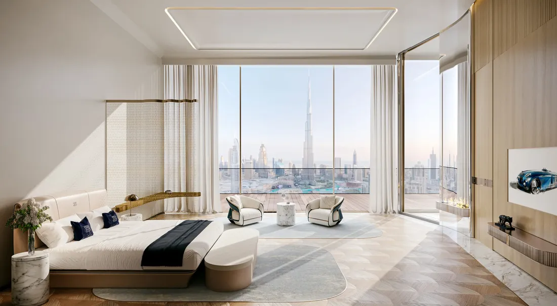 Bugatti Residences By Binghatti في الخليج التجاري: الهندسة المعمارية المنحوتة — صورة 6