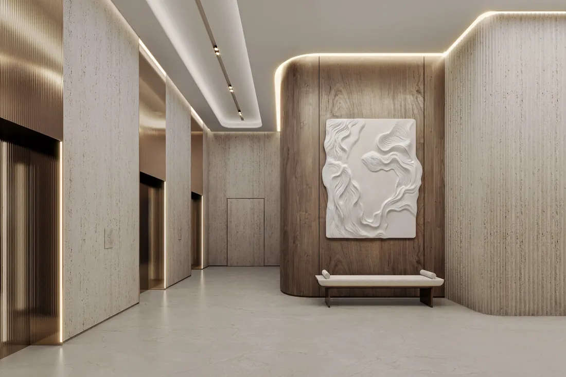 Esme Beach Residences in Dubai Islands: sculpted architecture — image 7
