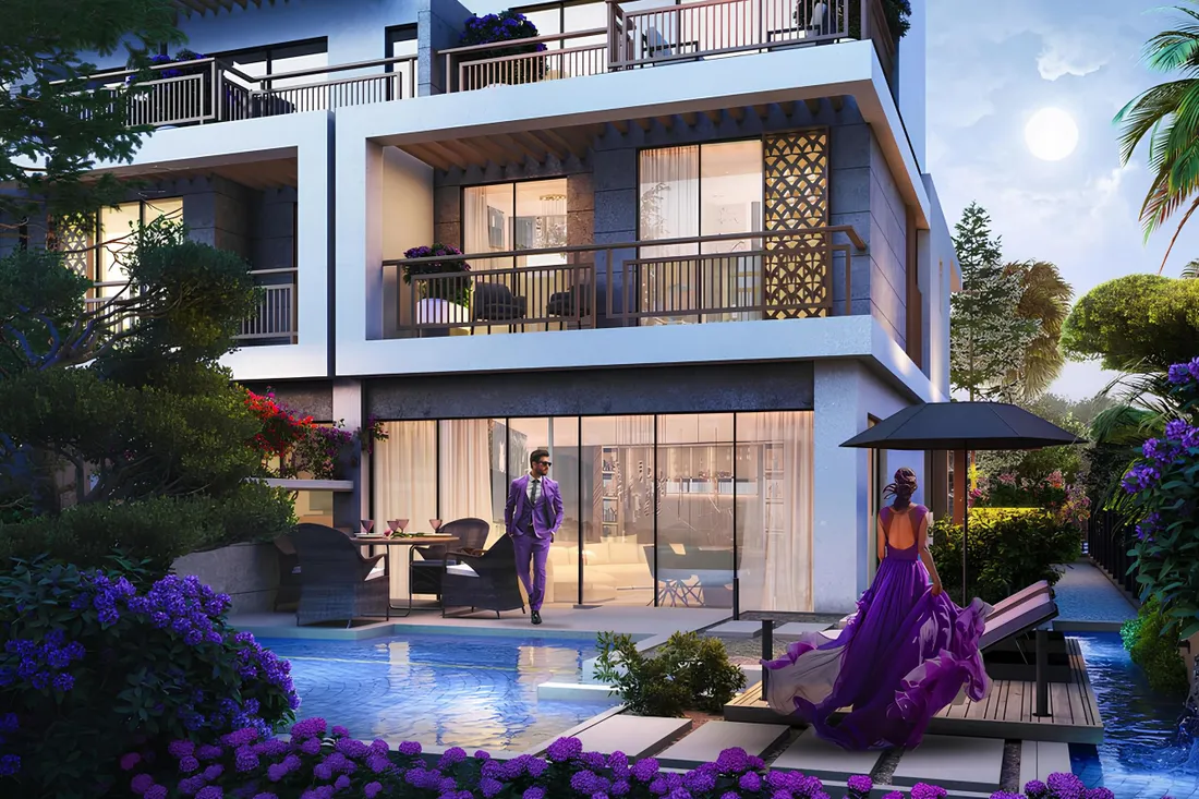 Damac Hills 2'deki Violet 4: peyzajlı bahçeler — 7. fotoğraf