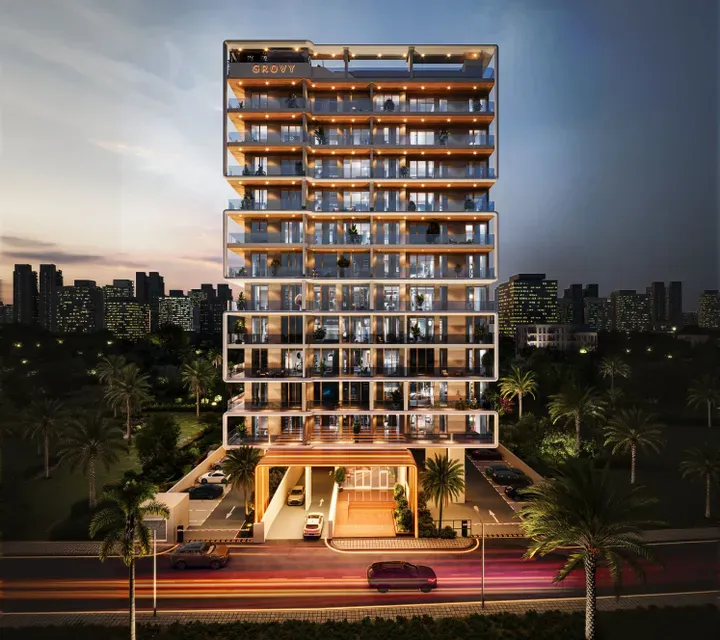 Rivo By Grovy in Dubailand Residence Complex: rooftop spaces — project photograph 1
