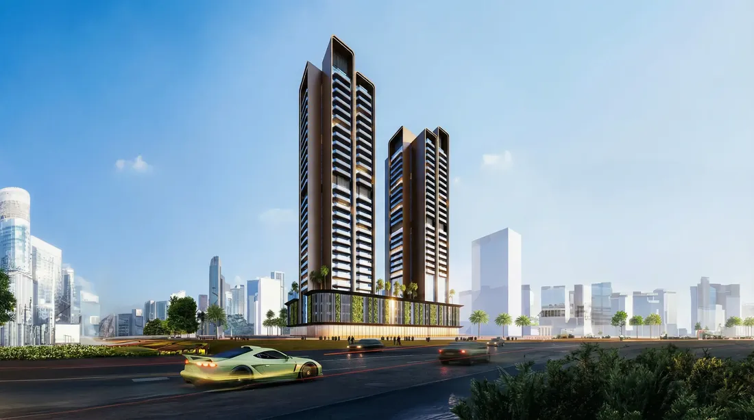 Guzel Towers في مثلث قرية جميرا: واجهات زجاجية واسعة — صورة 2
