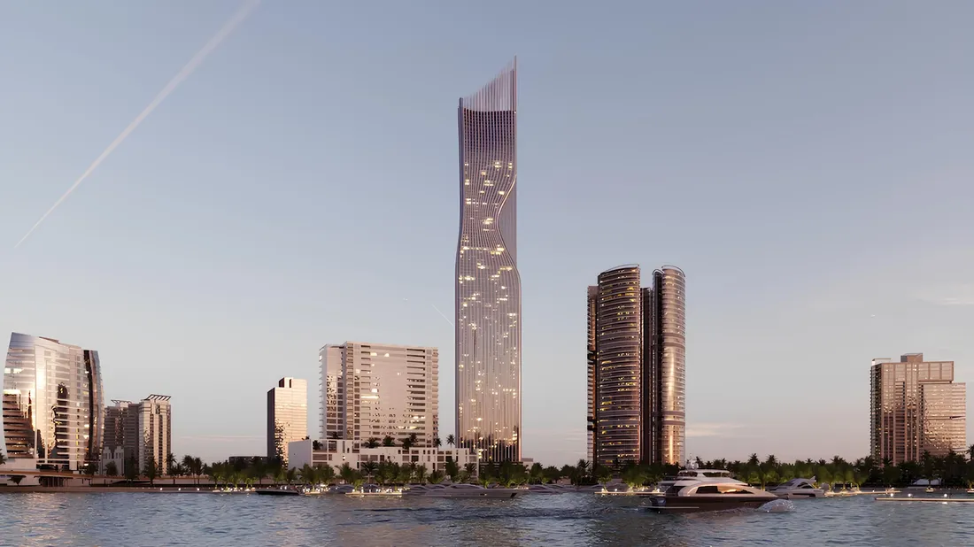 Tiger Sky Tower في الخليج التجاري: مساحات على السطح — صورة 11