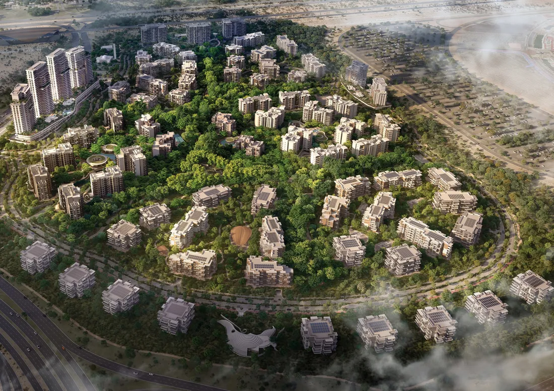 Ghaf Woods Capria in Wadi Al Safa 4: landscaped gardens — image 4