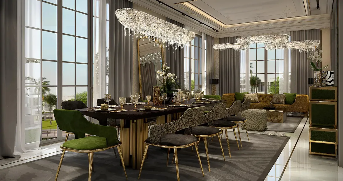 DAMAC «Cavalli Estates Villas» in Damac Hills: outdoor cinema — image 7