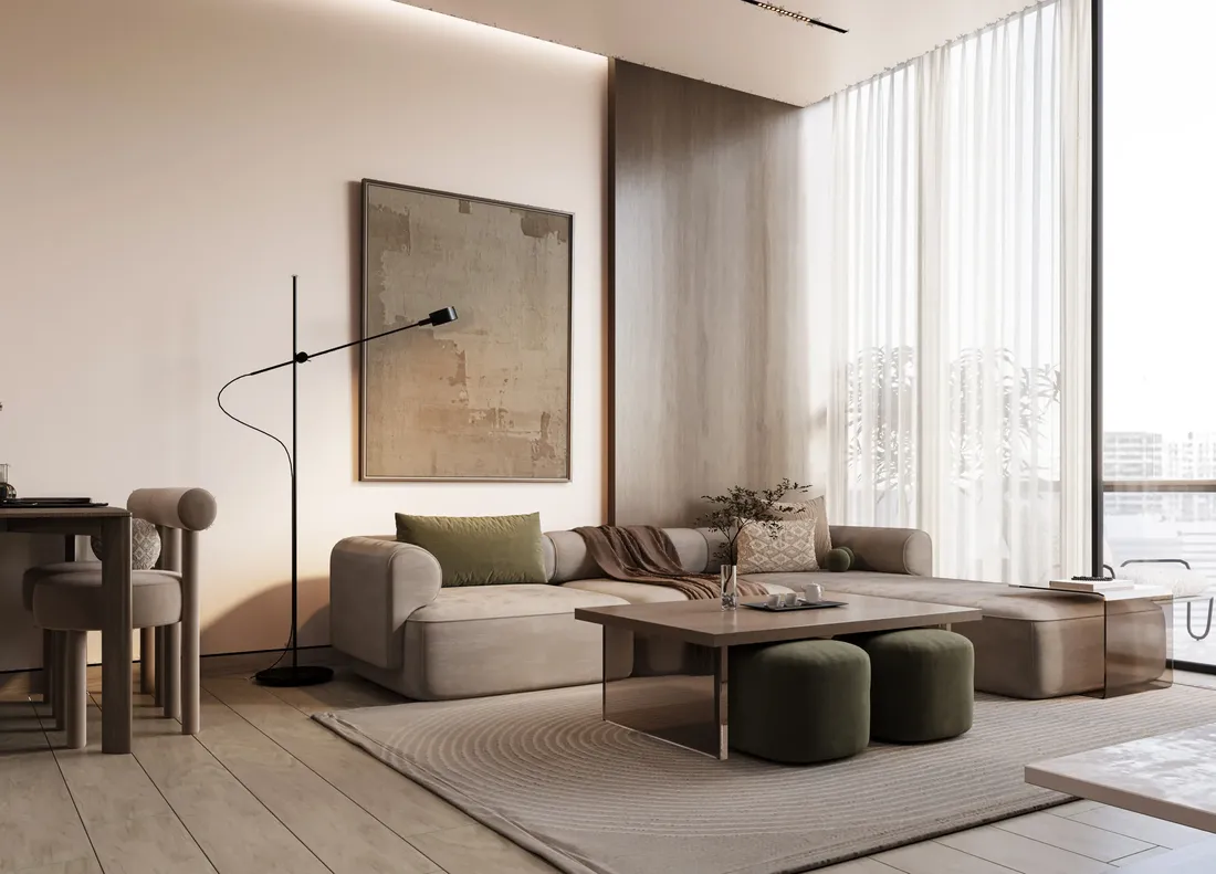 09 Life Residences في مجمع دبي لاند السكني: واجهات زجاجية واسعة — صورة 8