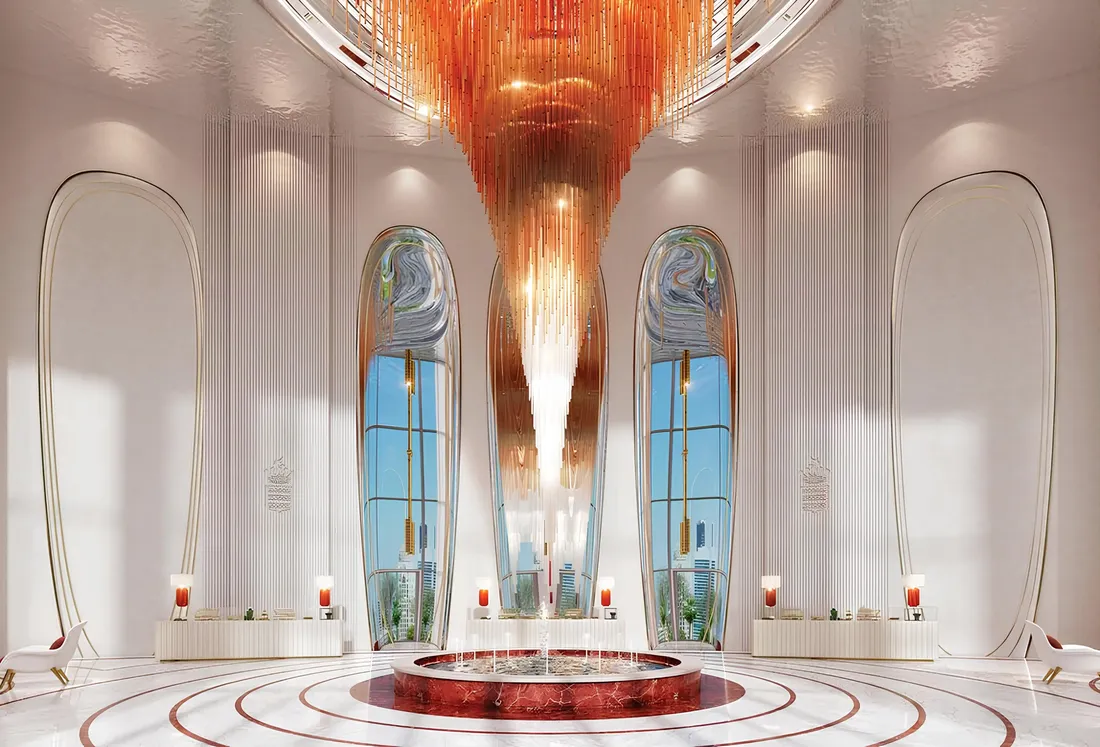 DAMAC «Safa Two» in Business Bay: marble detailing — image 4