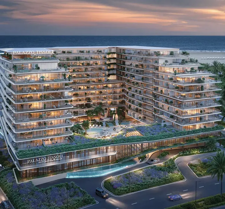 Palazzo Tissoli in Al Marjan Island: landscaped gardens — project photograph 1