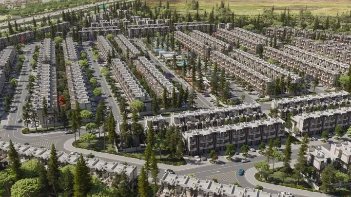 Reportage Hills in Damac Lagoons: landscaped gardens — image 3
