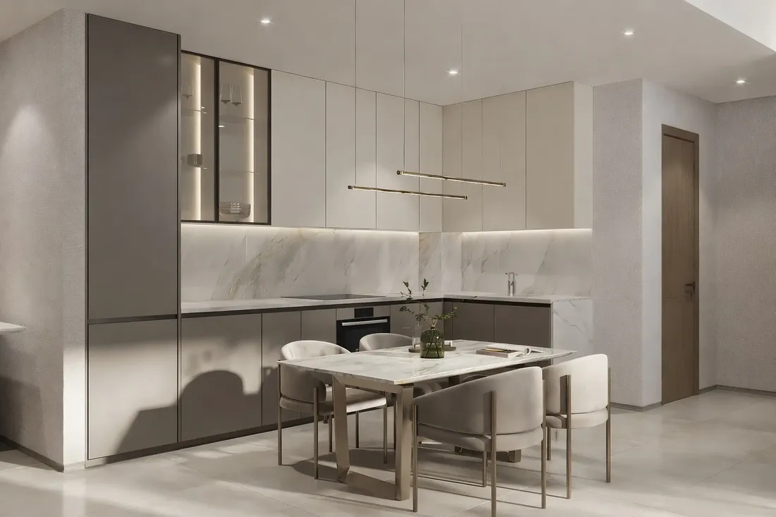 Amber by Enso in Jumeirah Garden City: landscaped gardens — image 8