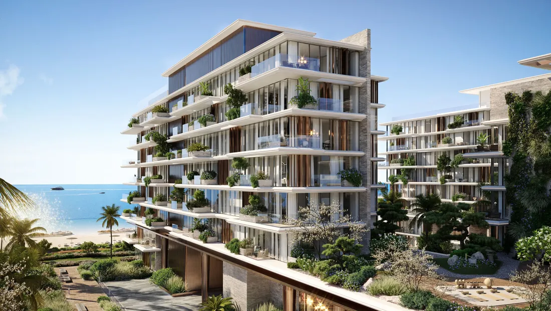 Dubai Islands'deki Silena Residences: metalik detaylar — 12. fotoğraf