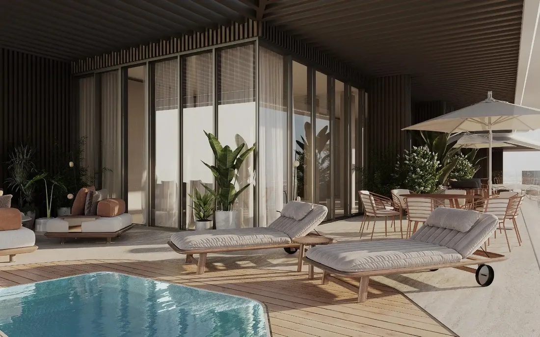 Isolana Residences in Dubai Islands: yoga spaces — image 10