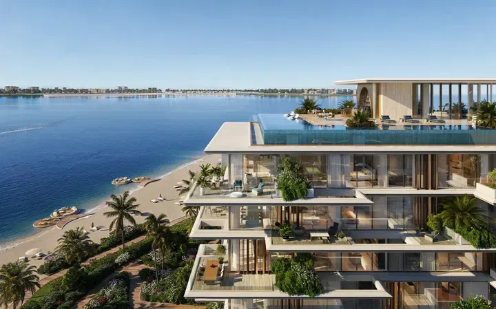 Dubai Islands'deki Silena Residences: metalik detaylar — 2. fotoğraf