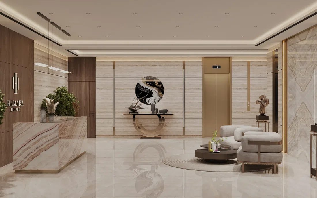Almaara Residences by Hamara Home في الفرجان: مساحات لليوغا — صورة 5
