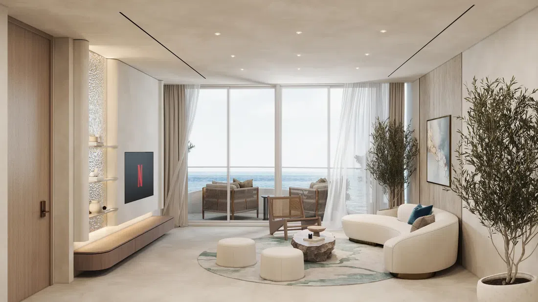 La Perla in Al Marjan Island: landscaped gardens — image 12