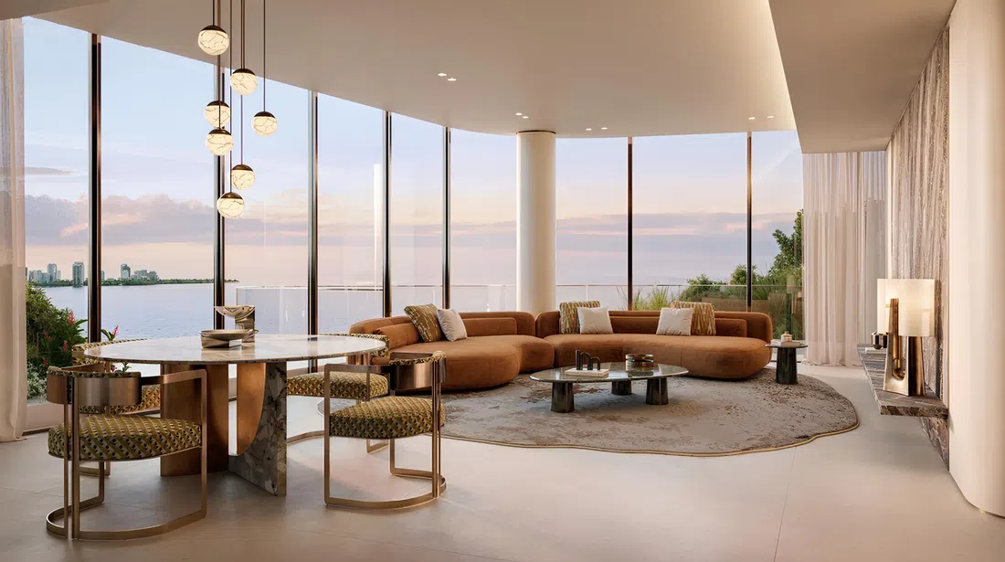 Lia in Dubai Islands: expansive glazing — image 4