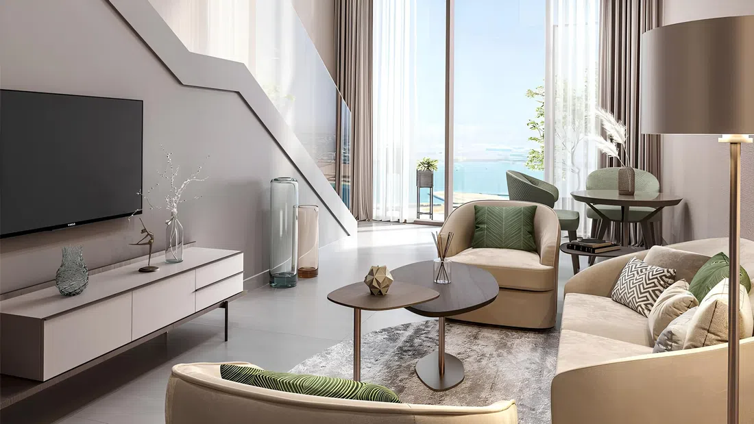 Al Danah Bay Residential Tower in Al Marjan Island: expansive glazing — image 9