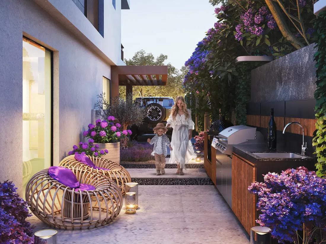 Damac Hills 2'deki Violet 4: peyzajlı bahçeler — 12. fotoğraf