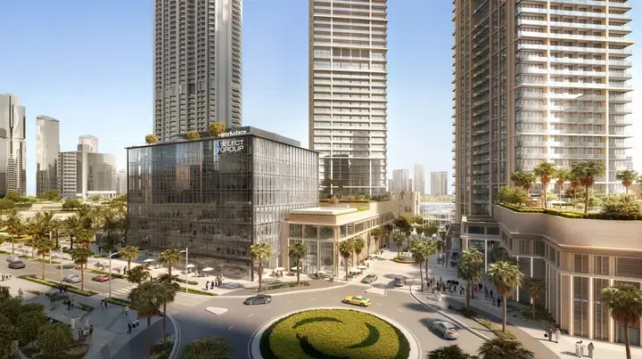 Peninsula Four, The Plaza in Business Bay: landscaped gardens — image 3