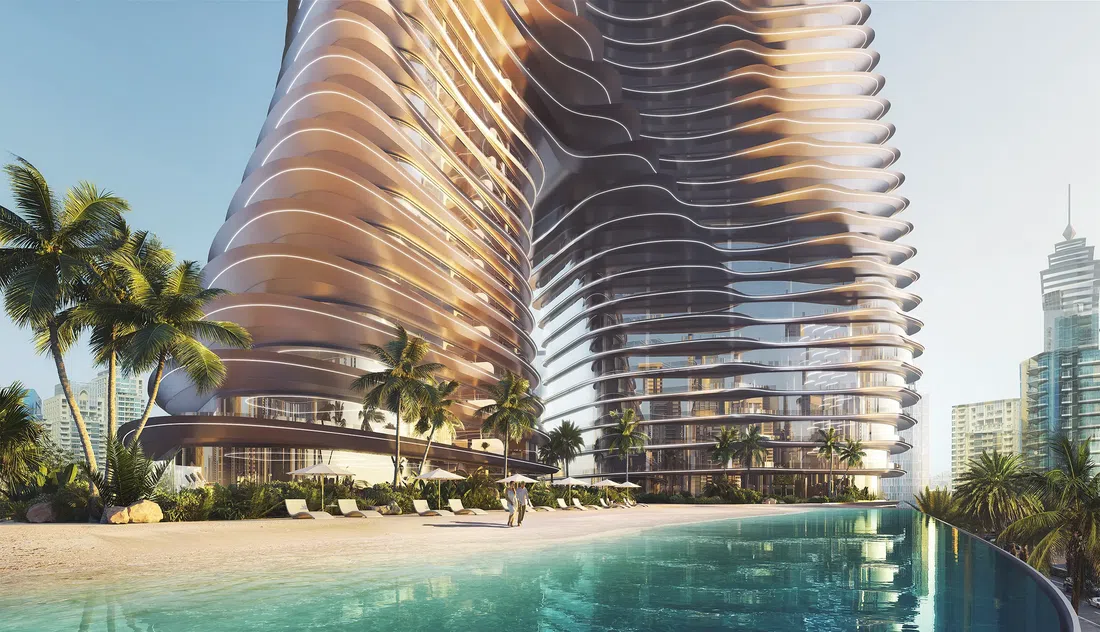 Bugatti Residences By Binghatti في الخليج التجاري: الهندسة المعمارية المنحوتة — صورة 7