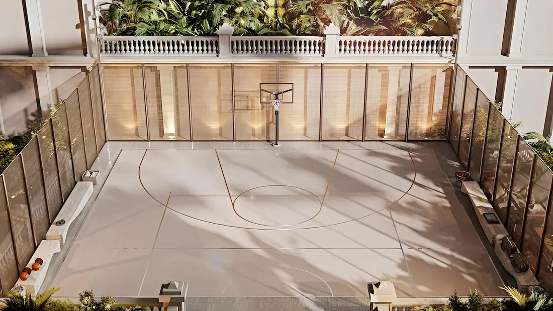 Raffles Residences The Palm Dubai in Palm Jumeirah: yoga spaces — image 12