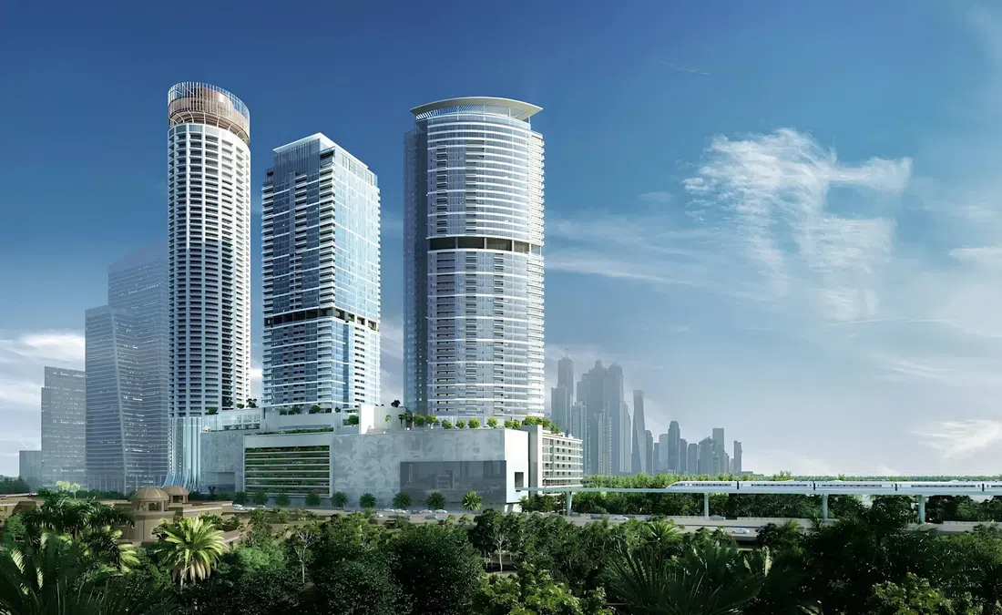 Palm Beach Tower 1 في الصفوح 2: مساحات على السطح — صورة 3