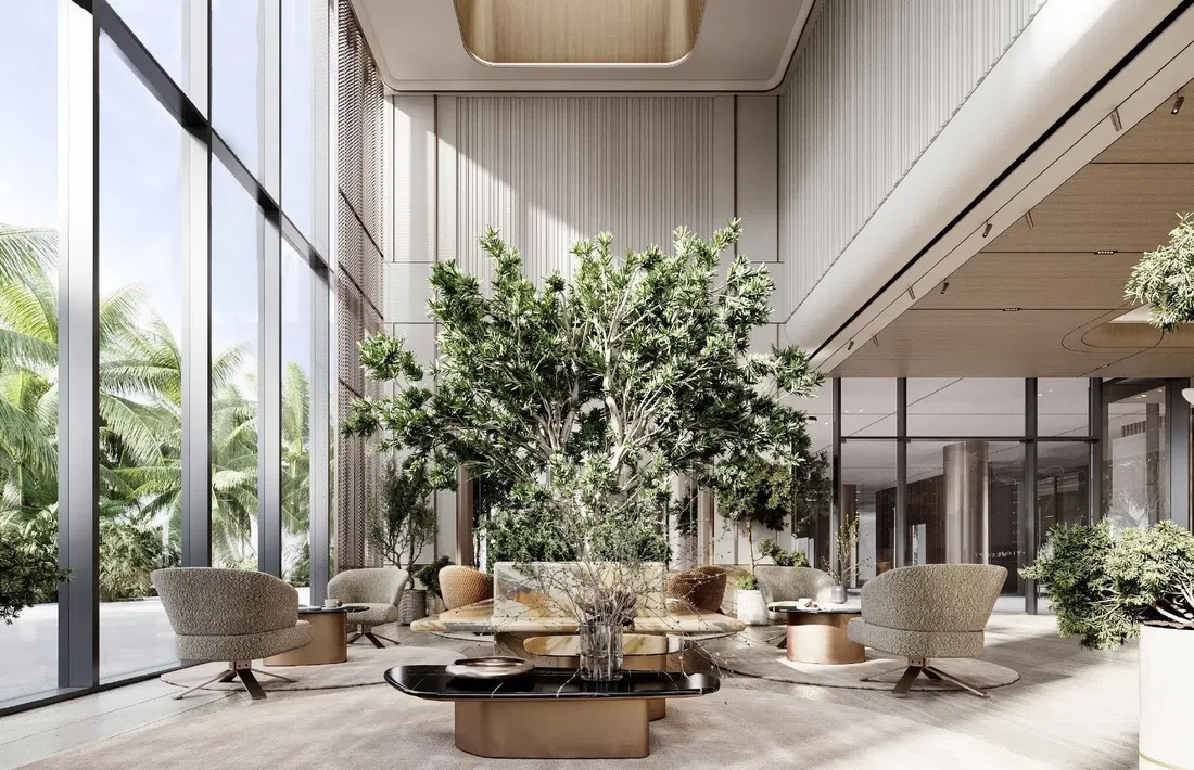 Isolana Residences in Dubai Islands: yoga spaces — image 7