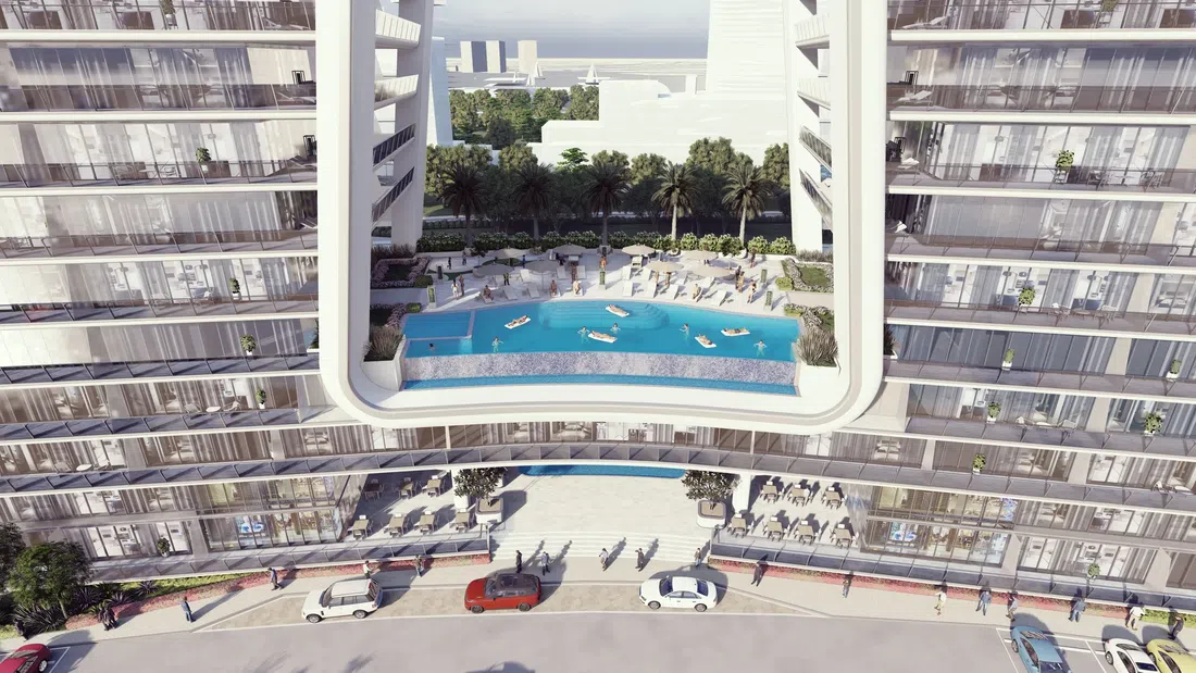 Yas Beach Residence في جزيرة ياس: مساحات على السطح — صورة 8