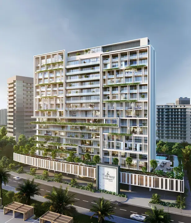 Fairway Residence in Dubai Sports City: yoga spaces — project photograph 1