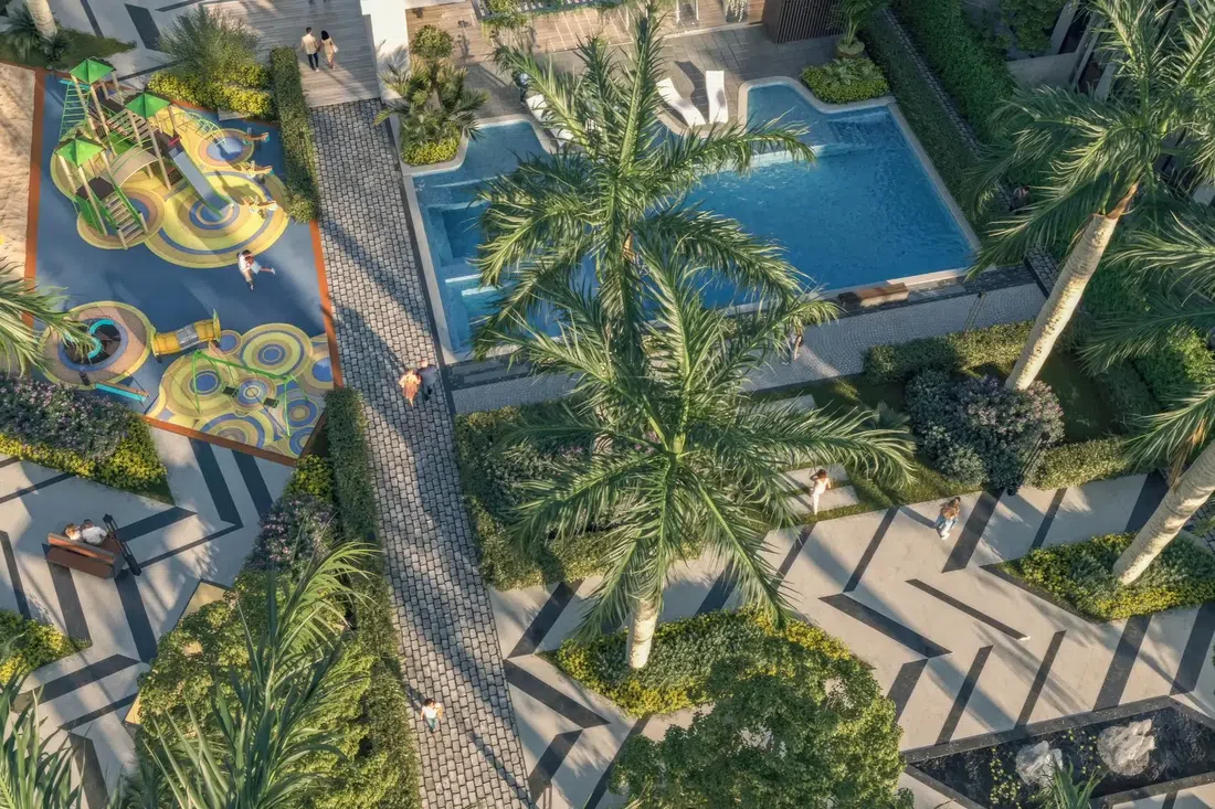 Dubai Investment Park'deki Verdana 4: yoga alanları — 11. fotoğraf