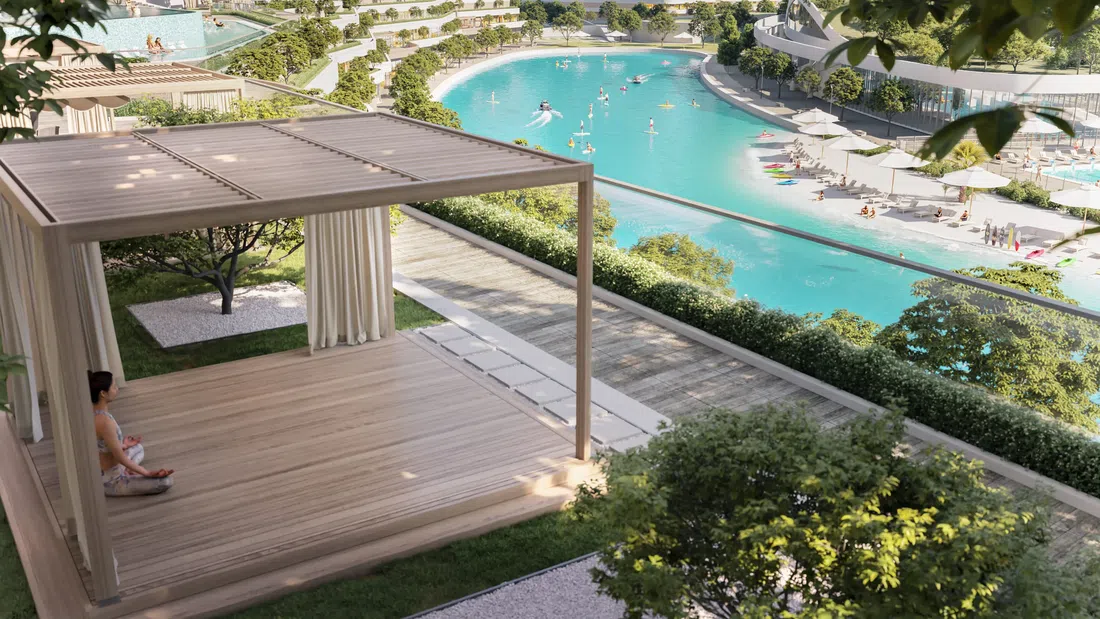 310 Riverside Crescent in Sobha Hartland 2: landscaped gardens — image 12