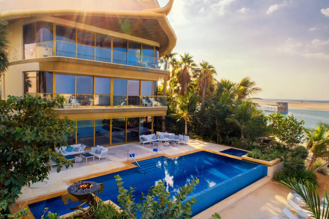 Sweden Beach Palace in The World Islands: cinema amenities — image 6