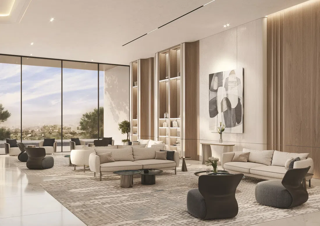 Golf Place في مدينة دبي الرياضية: واجهات زجاجية واسعة — صورة 10