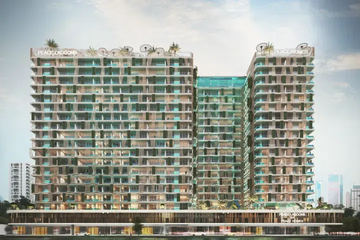 Dubailand Residence Complex'de Peace Lagoons 2: açık hava sineması — 2. fotoğraf