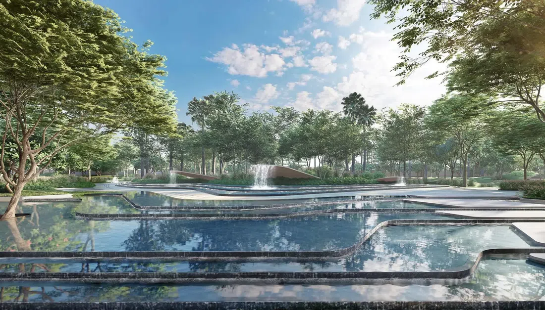 Kempinski Residences The Creek في الجداف: حدائق منسّقة — صورة 6