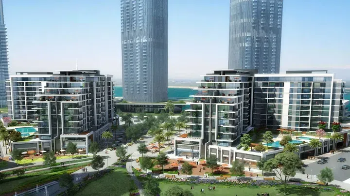 Dubai Creek Harbour'deki Island Park 2: peyzajlı bahçeler — 3. fotoğraf