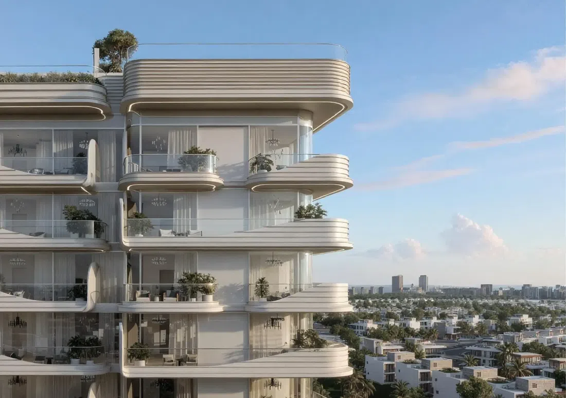 Dubailand Residence Complex'deki CYBÈLE by Wadan: geniş cam — 1. fotoğraf