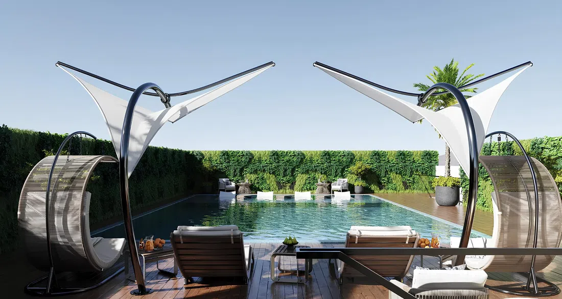 Orchid Residence 1 في دبي الجنوب: السينما الخارجية — صورة 11