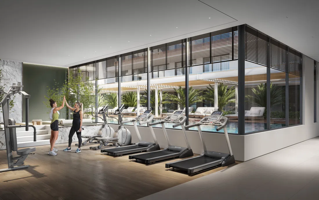 EVERGR1N House in Jumeirah Garden City: yoga spaces — image 7