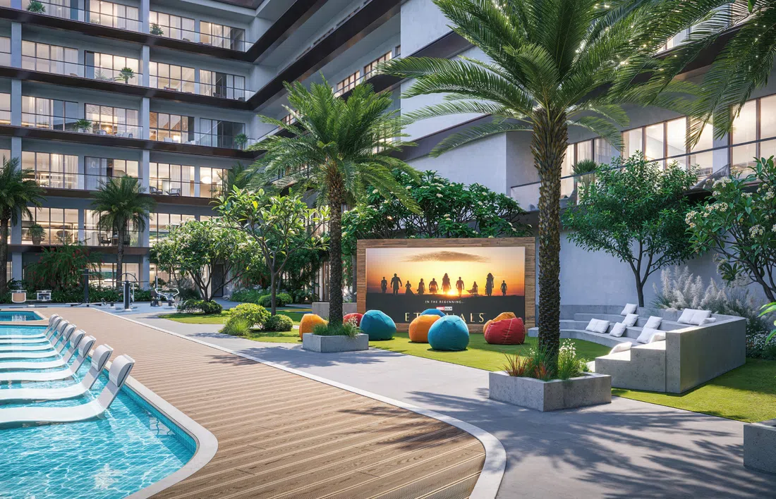 Samana Hills South في مدينة دبي الصناعية: مرافق سينما — صورة 5