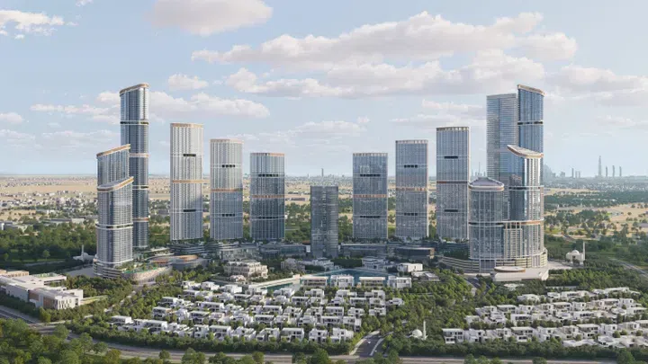Sobha Hartland 2'deki Skyscape Aura: peyzajlı bahçeler — 3. fotoğraf