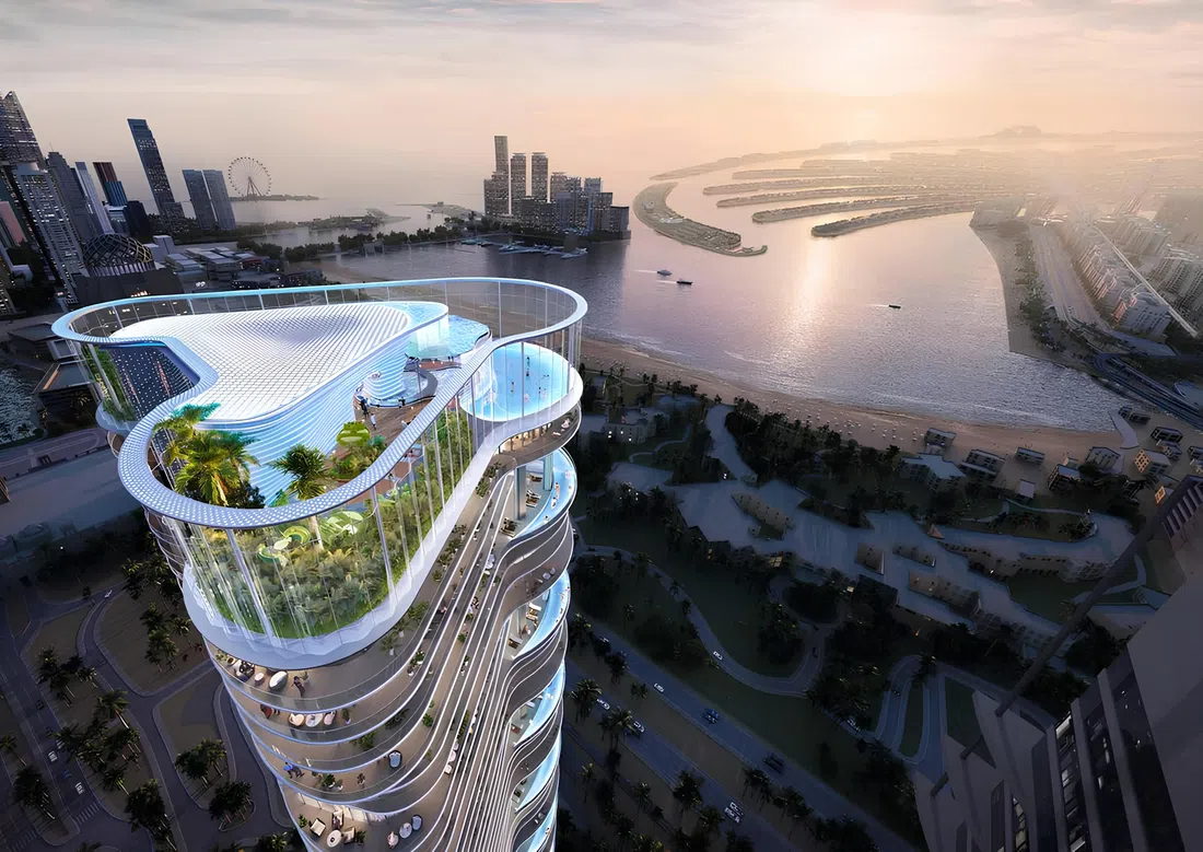 Dubai Media City'deki DAMAC «Damac Casa»: çatı alanları — 5. fotoğraf