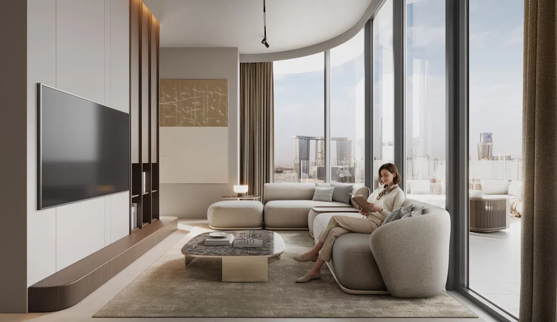 Reem Island'deki A1LA Residence: yoga alanları — 12. fotoğraf