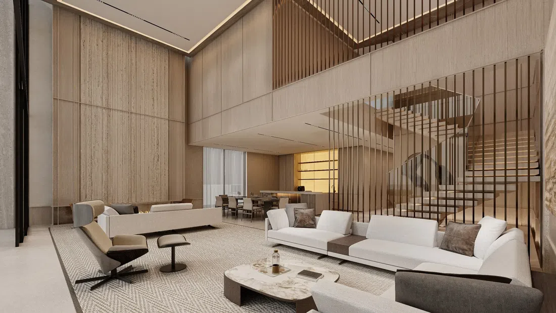 Omoria Private Residences in Dubai Islands: sports courts — image 7