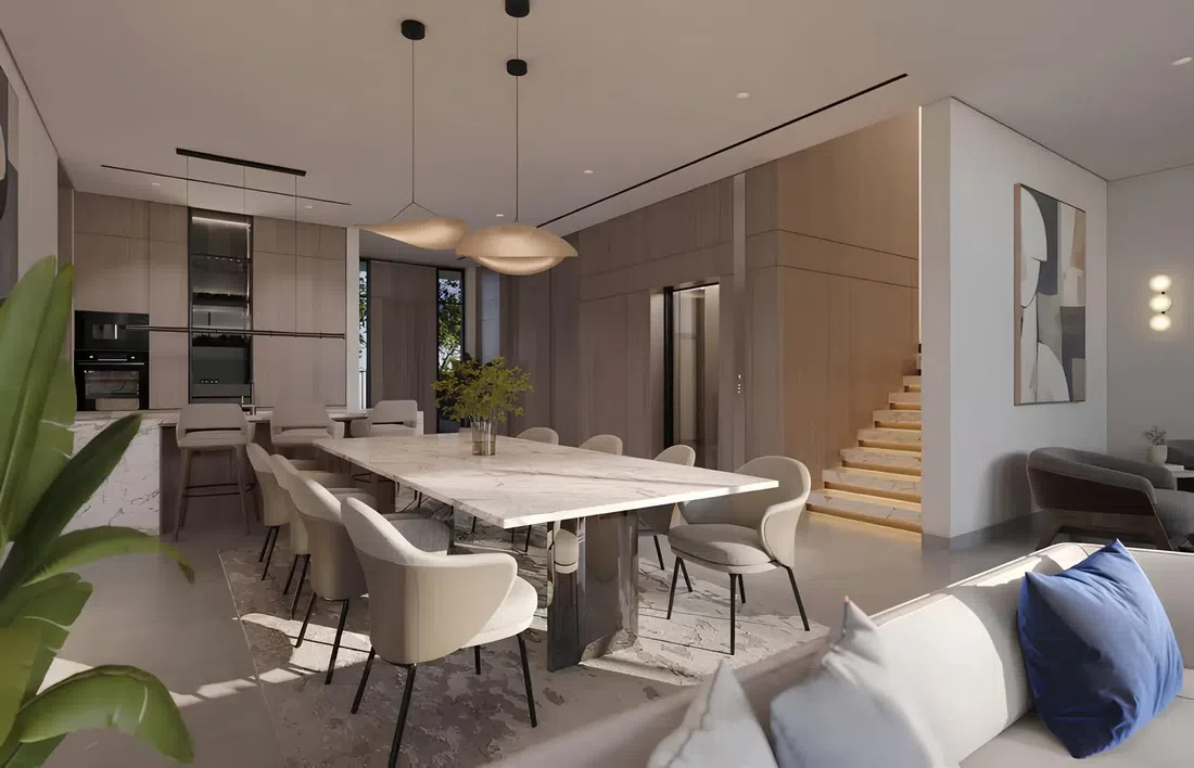 Pinewood Estate Homes in Jumeirah Golf Estates – The Next Chapter: landscaped gardens — image 8